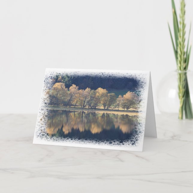 Christmas Greeting card for nature lovers. (Front)