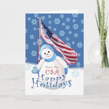 Christmas Greeting Card For Troops by anuradesignstudio at Zazzle