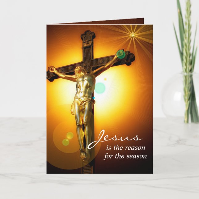 Christmas Greeting Card/Jesus is the reason Holiday Card (Front)