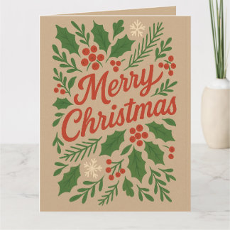 Christmas Greeting Card Merry Christmas