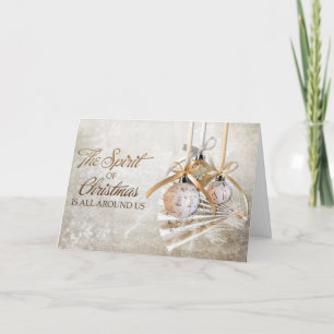 Christmas Greeting Card - Musical Theme