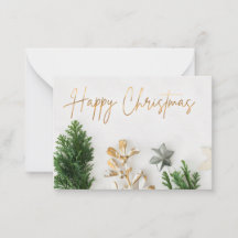 Christmas greeting card.