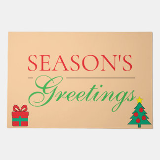 Christmas Greeting Doormat