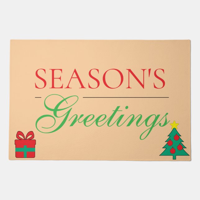 Christmas Greeting Doormat (Front)