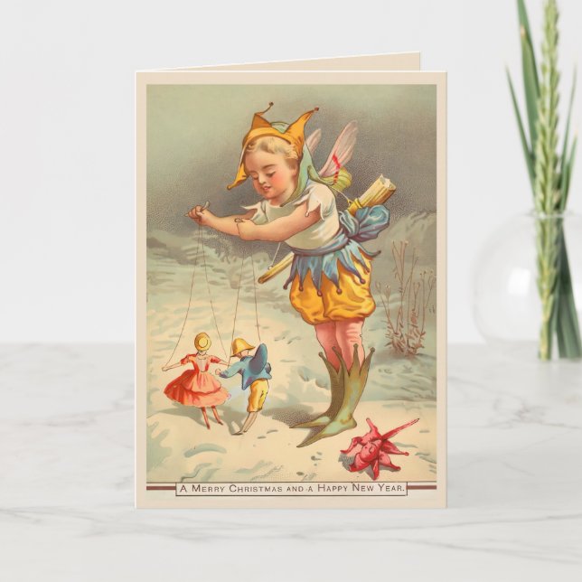 Christmas Greeting Folded Card (Front)