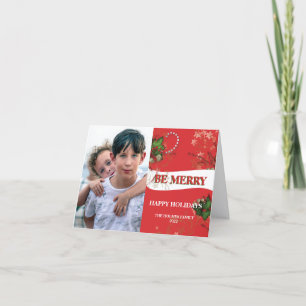 Christmas Greeting Folded Card