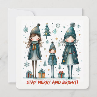 Christmas Greeting Postcard