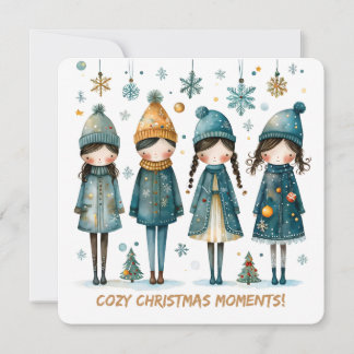 Christmas Greeting Postcard