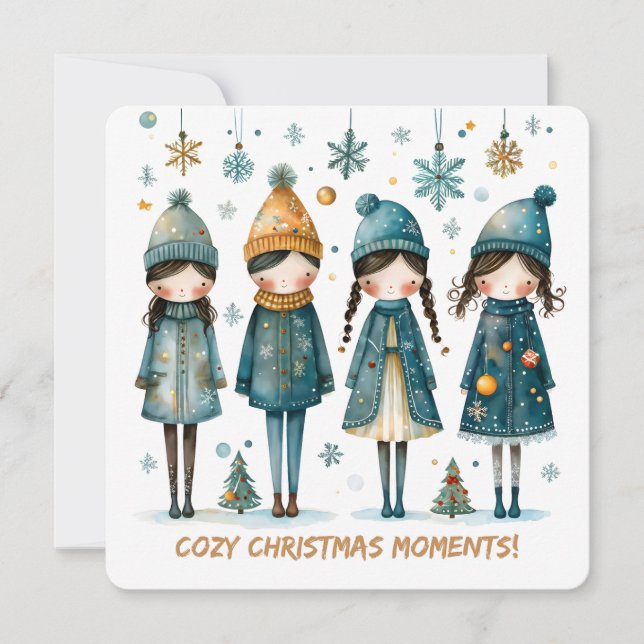 Christmas Greeting Postcard (Front)