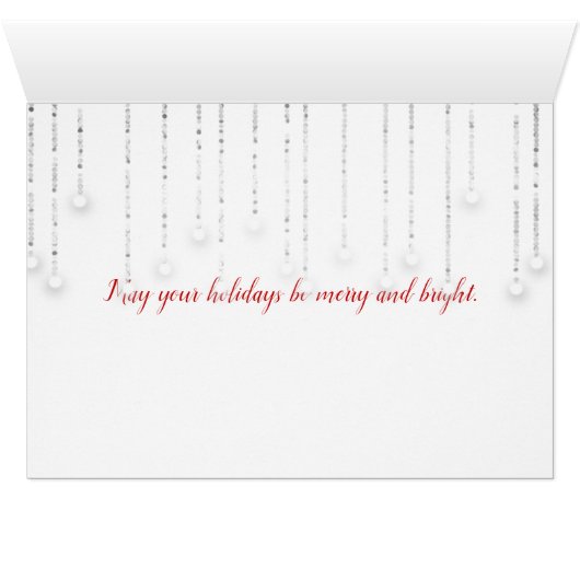 Christmas greeting word photo frame on black (Inside Horizontal (Bottom))