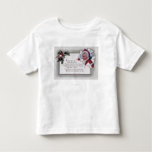 Christmas GreetingLittle Kid Through Paper Toddler T-shirt