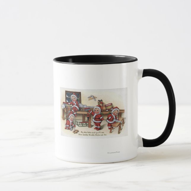 Christmas GreetingLittle Kids Mug (Right)