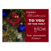 Christmas Greetings (Front Horizontal)