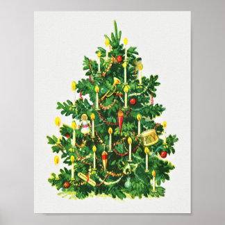 Christmas greetings (1921) vintage art poster