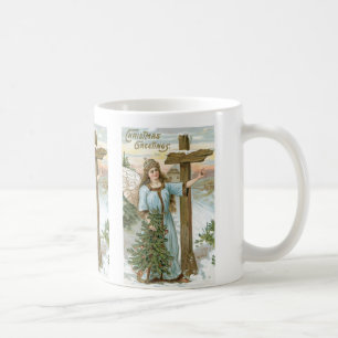 Christmas Greetings Angel Coffee Mug