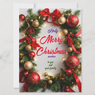 Christmas greetings card