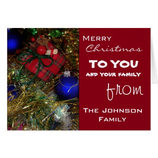 Christmas Greetings Cards (Front Horizontal)