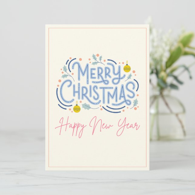 Christmas greetings cards (Standing Front)