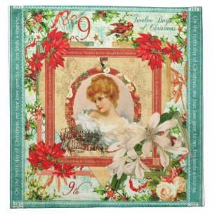 Christmas Greetings Cloth Napkin