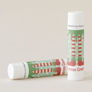 Christmas Greetings Elf Lip Balm