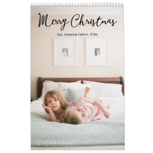 Christmas Greetings Family Calendar