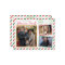 Christmas Greetings Family Photo Glitter Air Mail