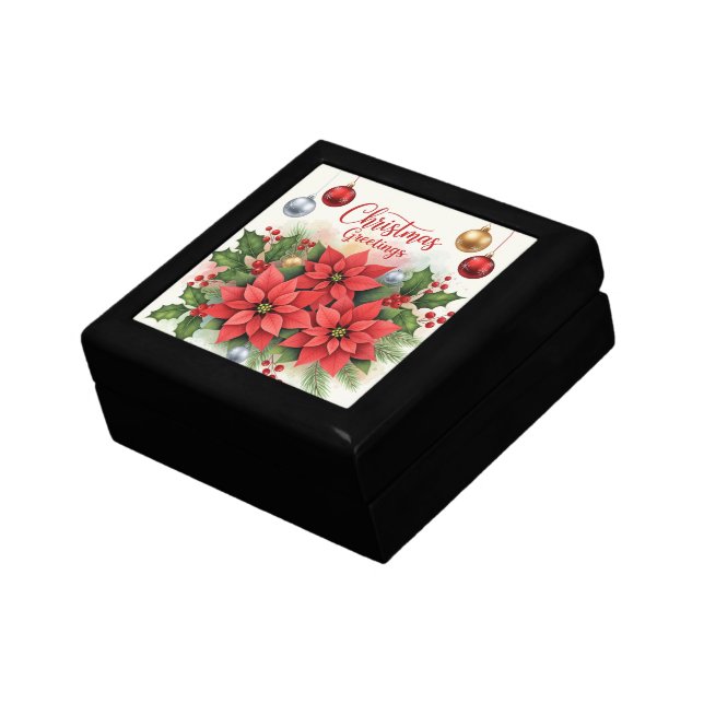 Christmas Greetings, Festive, Gift Box (Side)