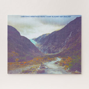 Christmas Greetings-Franz Josef Glacier Jigsaw Puzzle