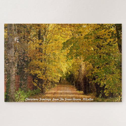 Christmas Greetings from Green Avenue Kilcullen Jigsaw Puzzle