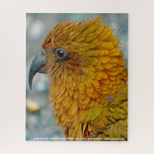 Christmas Greetings from  -Kia Birds- Jigsaw Puzzle