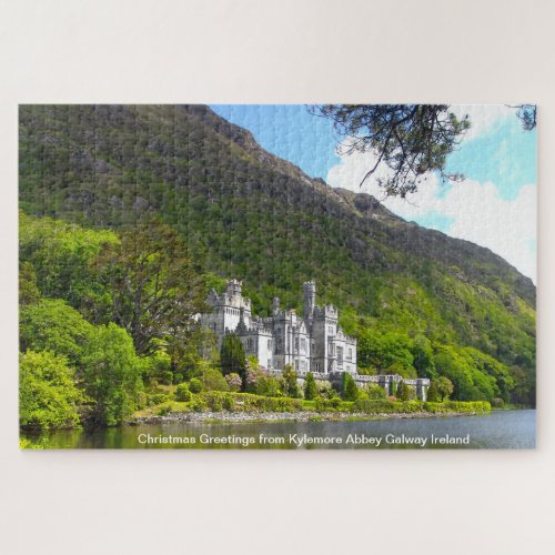 Christmas Greetings from Kylemore Abbey Galway Jigsaw Puzzle