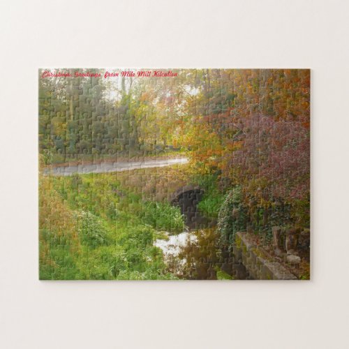 Christmas Greetings from Mile Mill Kilcullen Jigsaw Puzzle