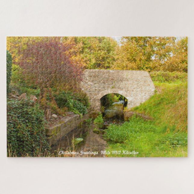 Christmas Greetings from Mile Mill Kilcullen Jigsaw Puzzle (Horizontal)