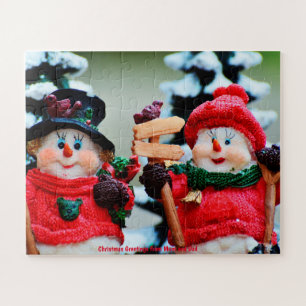 Christmas Greetings from Mom and Dad Jigsaw Puzzle