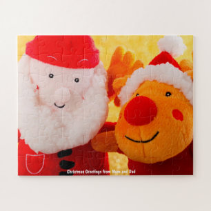 Christmas Greetings from Mum and Dad Jigsaw Puzzle