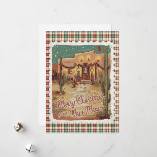 Christmas Greetings from New Mexico Holiday Card