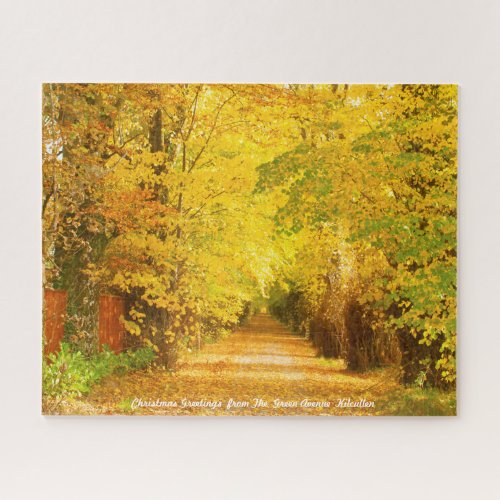 Christmas Greetings from Th Green Avenue Kilcullen Jigsaw Puzzle