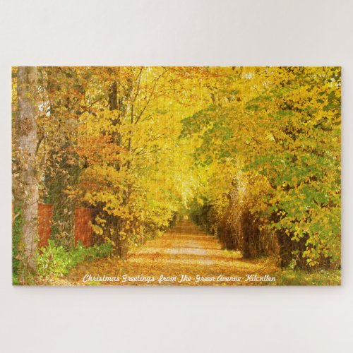 Christmas Greetings from Th Green Avenue Kilcullen Jigsaw Puzzle
