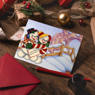 Christmas Greetings Holiday Card