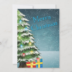 Christmas Greetings Holiday Card