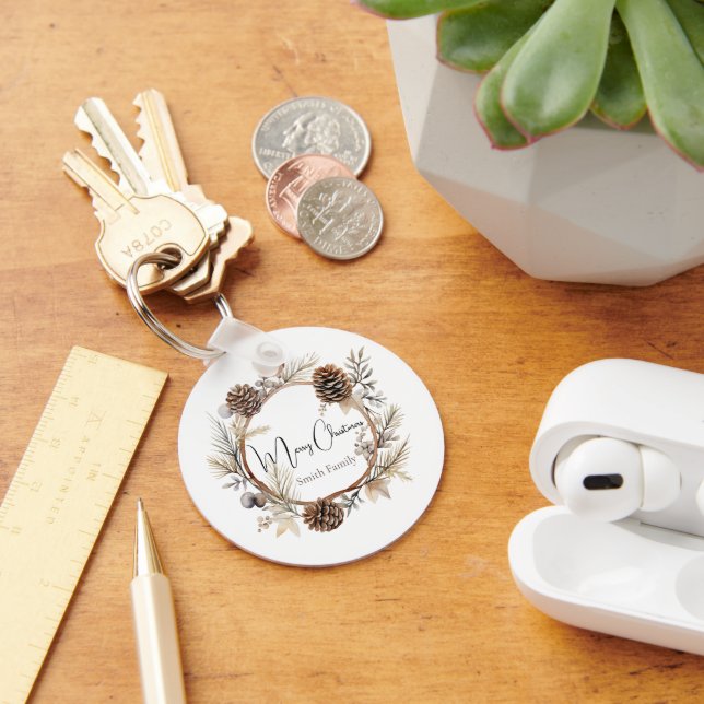 Christmas Greetings  Keychain (Desk)