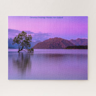 Christmas Greetings Lake Wanaka Jigsaw Puzzle
