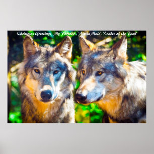 Christmas Greetings Leader of the Pack Poster