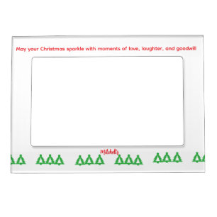 Christmas Greetings Magnetic Frame