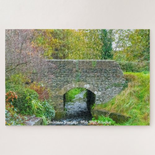 Christmas Greetings Mile Mill Kilcullen Jigsaw Puzzle