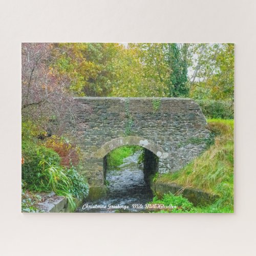 Christmas Greetings Mile Mill Kilcullen Jigsaw Puzzle