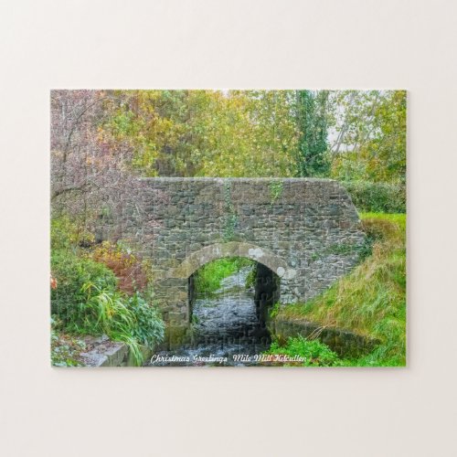 Christmas Greetings Mile Mill Kilcullen Jigsaw Puzzle