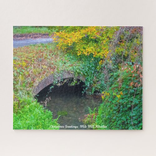 Christmas Greetings Mile Mill Kilcullen Jigsaw Puzzle