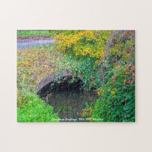 Christmas Greetings Mile Mill Kilcullen Jigsaw Puzzle