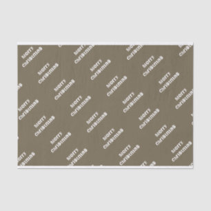 Christmas Greetings Modern Tissue Paper